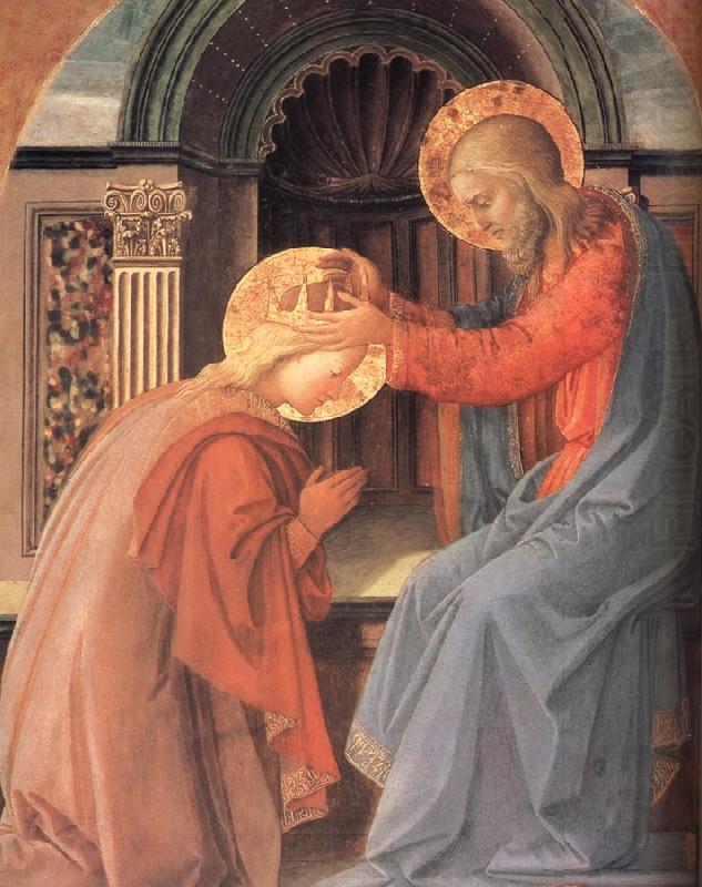 Details of The Coronation of the Virgin, Fra Filippo Lippi